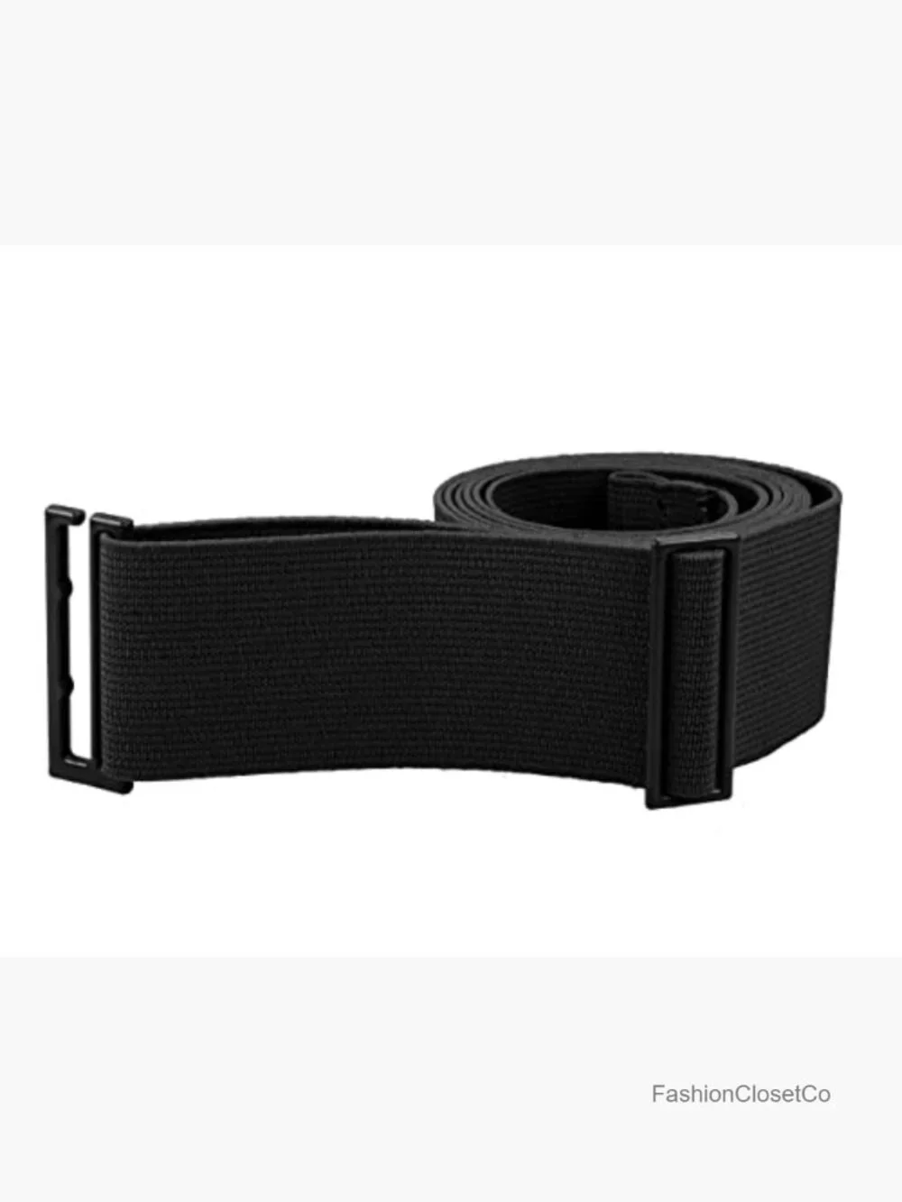 Invisible Elastic Skinny No Show Belt Adjustable Web Canvas